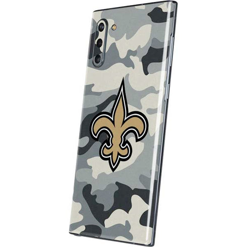 NFL New Orleans Saints Camo Galaxy Note 10 Skin